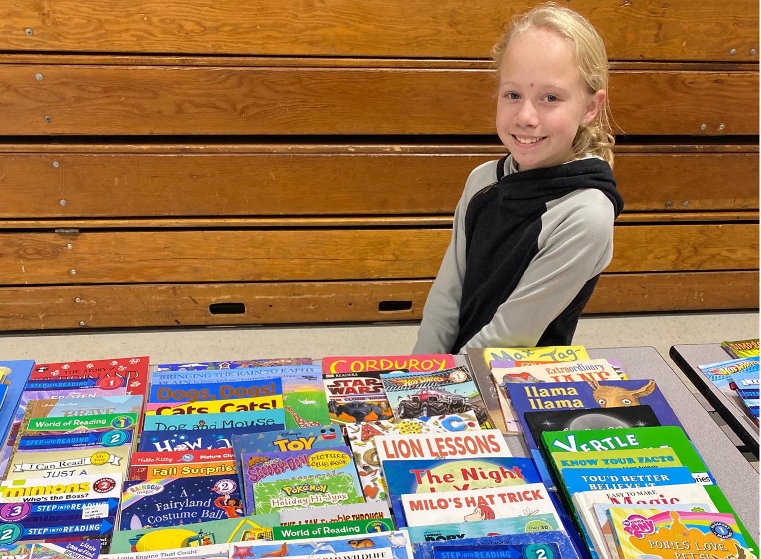 Laura Ingalls Wilder Elementary 5th grade student, Hayden Armstead, recently organized a book drive in the elementary school. Students donated over 200 gently-used books from their homes to be redistributed to others. Armstead loves reading and wanted to help others find books to enjoy.