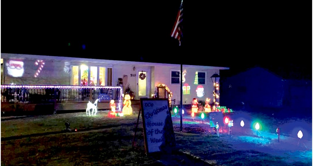 The De Smet Community Women chose the Mayor Gary and Judy Wolkow home on First Street as this week's Christmas Home of the Week. Every week, during the holiday season, DCW picks a decorated home to honor, co-sponsored by Otter Tail Power Company.
