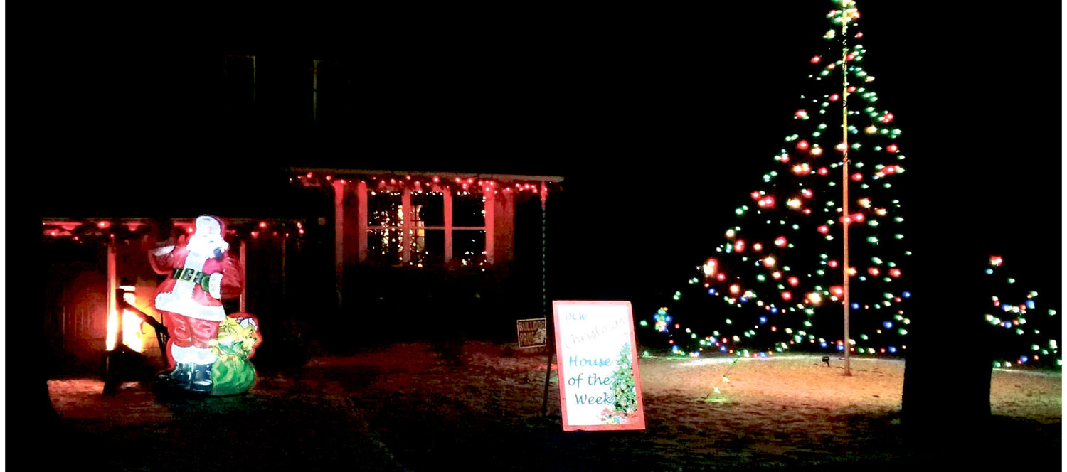 This week’s winner of the Christmas Home of the Week contest is the Chuck and Brooke Johnson home on Third Street. The yearly event is sponsored by the De Smet Community Women's group and Otter Tail Power Company.