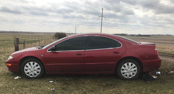 A Sioux Falls stolen vehicle was recovered in Kingsbury County Wed., May 4. Papers in the trunk were smoldering and extinguished by the De Smet Fire Department. The cause of the fire is under investigation.