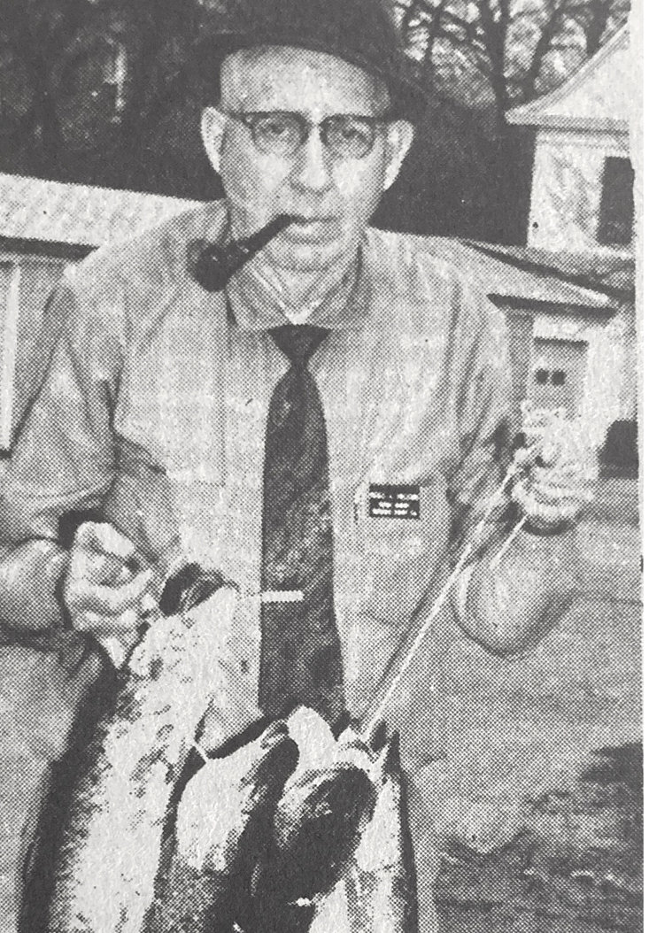 FIFTY YEARS AGO: Merle Melstad has a successful day of fishing at Spirit Lake.