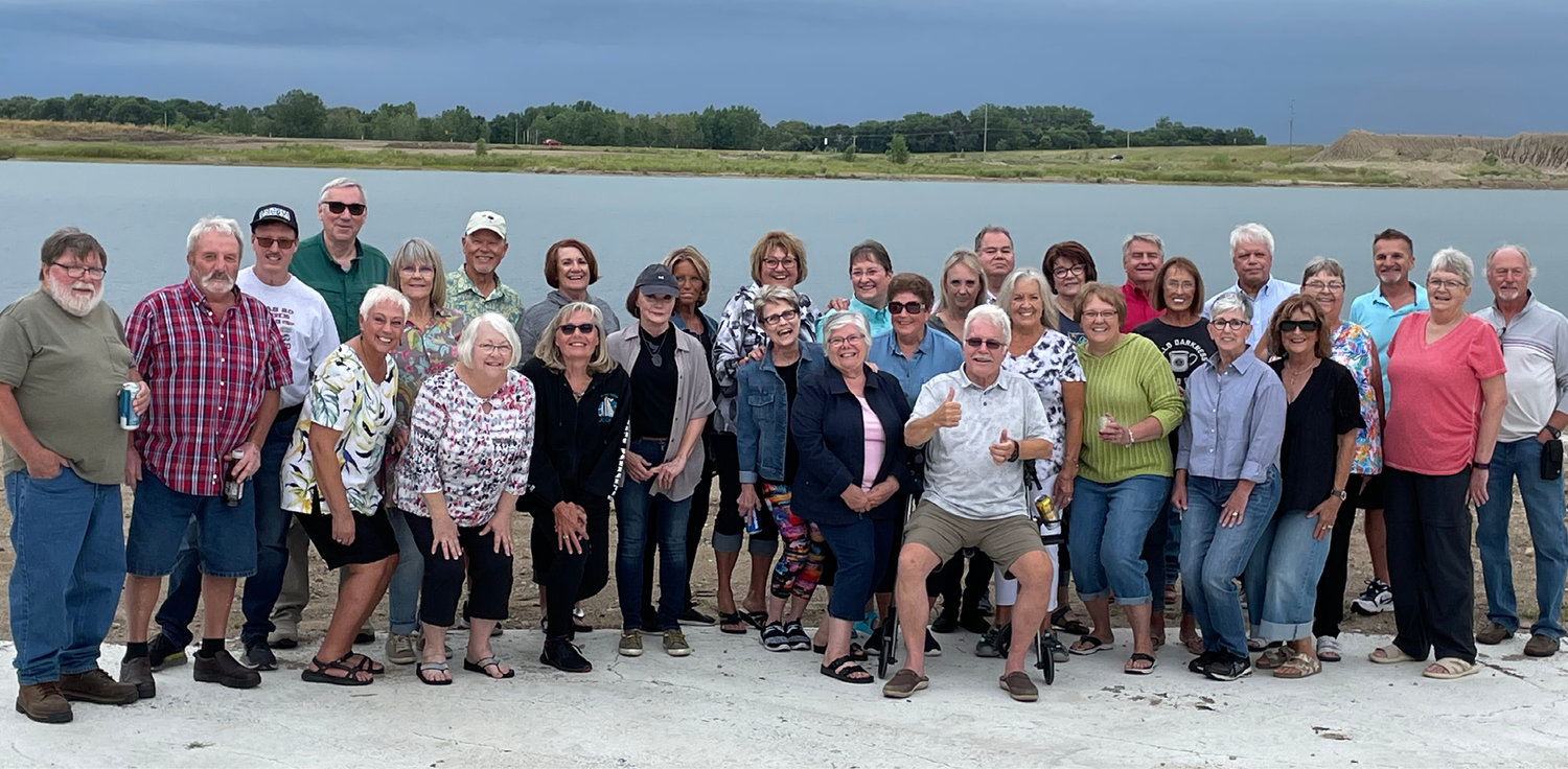 The De Smet Class of 1970 met in Brookings at the home of Lyle Bowes and Jennifer Wilkins Satter on Saturday night, Aug. 6, to celebrate …. the Class of ’70 turns 70! Thirty-three of the 62 graduates were able to attend.