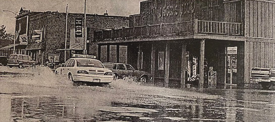 TWENTY-FIVE YEARS AGO: Businesses on the north end of De Smet’s main street got the answer Monday during a short, heavy downpour that dumped just over an inch of rain in about a half hour. The flooding contributed to two motor vehicle accidents because drivers couldn’t see where they were driving.